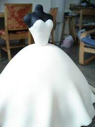 How To Wedding Dress Cake Wedding Dress Cake Dress Cake Bridal Shower Cakes