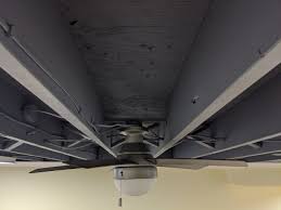 How To Install A Ceiling Fan In A Basement A Little Diy Unfinished Basement Ceiling Unfinished Basement Basement Ceiling