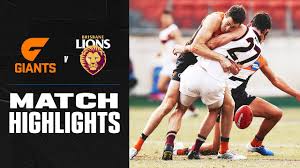 The greater western sydney football club, nicknamed the giants, and commonly referred to as the gws giants or simply gws, is a professional australian rules football club based in sydney olympic. Gws Giants V Brisbane Highlights Round 7 2020 Afl Youtube