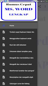 Rumus matematika yang disediakan oleh ms word, dan pilih rumus yang sesuai dengan rumus yang ingin anda buat Rumus Cepat Ms Word For Android Apk Download