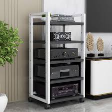 Mandora standard edition amplifier cabinet audio cabinet professional equipment. Chaoyang Tv Stands 5 Layer Amplifier Rack Audio Equipment Cd Cabinet With Moving Pulley Laminate Spacing Adjustable For Home Office Color E Buy Online In Bahamas At Bahamas Desertcart Com Productid 175898341