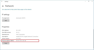 An example of a table record is in step 4. How To Find Your Pc S Mac Address On Windows 10 Windows Central