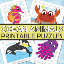 Maybe you would like to learn more about one of these? Ocean Animals Printable Puzzles For Kids Itsybitsyfun Com