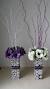 Black And Purple Wedding Centerpieces