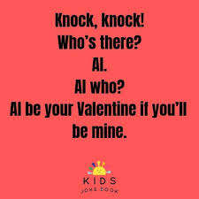 The history of these jokes is also very interesting. A Valentine S Day Knock Knock Joke For Kids Knock Knock Jokes Funny English Jokes Funny Corny Jokes
