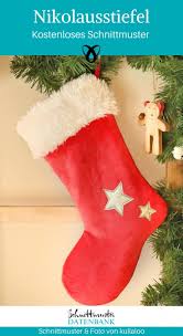 Weihnachtsbilder machen die weihnachtszeit zu etwas besonderem. Nikolausstiefel Kostenlose Schnittmuster Datenbank