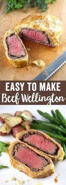 Individual Beef Wellington With Mushroom Sauce Asian Food Recipes Beef Wellington Recipe Beef Wellington Wellington Food