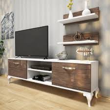 Rani A4 Duvar Rafli Kitaplikli Tv Unitesi Modern Ayakli Fiyati 2020 Mobilya Ev Dekoru Duvar