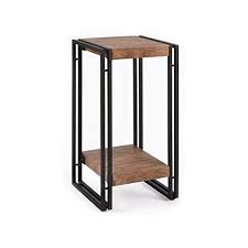 Buy products such as dhp rosewood tall end table, coffee brown, convenience concepts omega end . Fivegiven Accent Side Table For Small Spaces End Table For Living Room Bedroom Modern Wood And Metal Brown Accent Side Table Table For Small Space End Tables