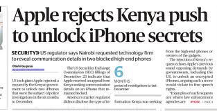 Who knows someone who can unlock iphone 5s? Moe On Twitter Us Tech Giant Apple Has Rejected A Request By The Kenyan Government To Unlock Two Iphones That Were The Subject Of Police Investigations In The Six Months To December