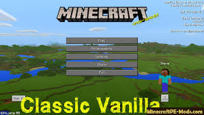 Similar to classic minecraft mod. Classic Vanilla Ui 16x Minecraft Pe Texture Pack 1 11 1 10 1 9 0 Download