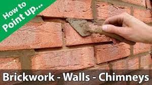 Learn how to use simple brick tools to repair brickwork or masonry. How To Point A Brickwork Wall Or Repoint A Chimney Youtube
