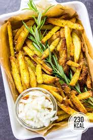 Knusprige Und Kalorienarme Pommes Aus Dem Backofen Fettarm Und Super Lecker Kalorien Geniessen Rezept Pommes Im Backofen Lecker Lebensmittel Essen