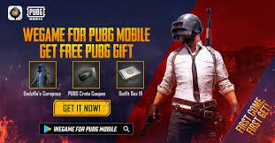 Pubg Mobile Now Download And Install App Wegame For Pubg Mobile You Can Get Free Game Items Godzilla S Carapace Pubg Crate Coupon Outfit Box Iii As Gifts In App Welcome Event Gifts Are