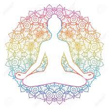 A sanctuary from the pressures of everyday life, let us help you unwind, reflect and transform your mind, body and soul in tranquility. Women Silhouette Mandala Round Background Yoga Lotus Pose Royalty Free Cliparts Vectors And Stock Illustration Image 69115662
