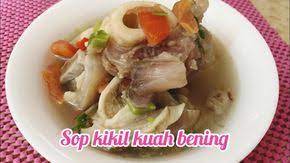 Sop Kikil Kuah Bening Kaki Sapi Youtube Resep Masakan Resep Masakan
