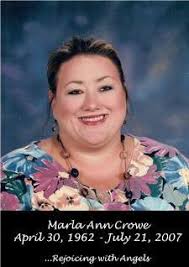 Marla Crowe Obituary (2007)