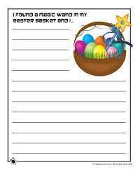 Encourage young children to write some sentences on the topic of easter with these lovely simple sentence easter writing eyfs prompts. Magic Easter Basket Story Starter Easter Writing Prompts Easter Writing Spring Writing