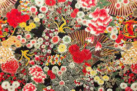 This artwork represents a reproduction of beautiful antique traditional asian floral work of art available for sale as stretched canvas art, framed wall art print, metallic prints and more. Photo Of Asian Flower Pattern Fabric Stock Photo Picture And Royalty Free Image Image 54397162