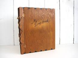 Vintage Wooden Scrapbook Wood Scrap Book Cover Photo Album Etsy Rustic Wedding Shower Gifts Rustic Wedding Showers Wedding Shower Gift