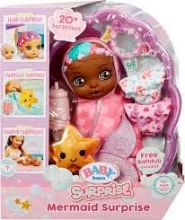 Welcome to the home of baby born! Mga Baby Born Surprise Mermaid Surprise Dark Brown Hair 917745 Best Buy