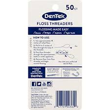 There are 54 tooth brushing chore for sale on etsy, and they cost £. Amazon Com Dentek Floss Threaders For Braces Bridges And Implants 50 Count Pack Of 6 Beauty