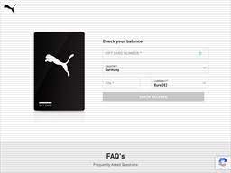 To view your giftcard's balance: Puma Geschenkkarten Guthaben Abfrage Alle Informationen Auf Einer Webseite Gcb Today