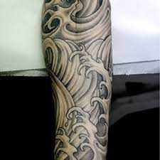 Waves Sleeve Tattoo Gap Filler Tattoo Sleeve Filler Filler Tattoo Ideas Tattoo Filler Ideas