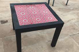 See more ideas about tile top tables, tile tables, tile table. The Easy Way To Make A Ceramic Tile Coffee Table Ikea Hackers