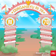 Gapura bambu runcing 17 agustus #desaingapura17an. Desain Sederhana Gapura 17 An Hellomotion Com