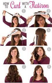 Style A Curly Hair With Your Flat Iron Pretty Designs How To Curl Your Hair Hair Styles Curly Hair Styles