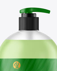Frosted Liquid Soap Bottle With Pump Mockup In Bottle Mockups On Yellow Images Object Mockups