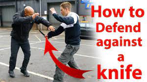 Learn how to defend yourself from a knife attack with the attacker using a weak lead with greg thompson of socp. How To Defend Against A Knife Youtube