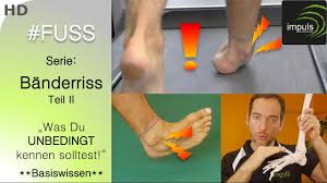 Banderriss Fuss Teil Ii Was Du Unbedingt Kennen Solltest Basiswissen Youtube