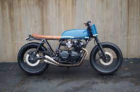 Cb750 Street Tracker Build Seaweed Gravel Cafe Racer Design Custom Cafe Racer Cb750 Cafe Racer