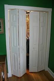Converting A Bi Fold Door Folding Closet Doors Bifold Doors Closet Bedroom