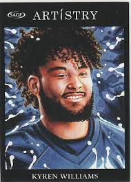 Kyren Williams 2022 Sage Artistry Rookie #102 Los Angeles Rams Notre Dame RC