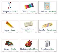 Vocabulario En Imagenes El Colegio Cuaderno De Ingles Colegio En Ingles Palabras Basicas En Ingles