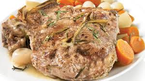 Roti De Veau Aux Legumes Et Au Romarin Veal Roast Veal Confort Food