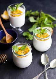 Paleo Panna Cotta With Passion Fruit Vanilla Panna Cotta Recipe Recipe Panna Cotta Recipe Sugar Free Eating Panna Cotta