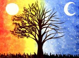 Sun half full moon space shadow quarter astrology day and night sun moon icon sun moon stars moon and stars celestial sunset sun logo sun clip art previous next. Easy Canvas Art Half Sun Half Moon Painting Novocom Top