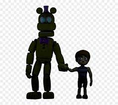 The crying child or the bite victim is the overall main protagonist of five nights at freddy's 4. Fredbear With The Crying Child Bv The Crying Child Bite Fnaf Cryin Child Fredbear Hd Png Download Vhv
