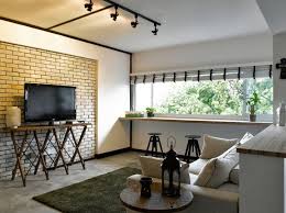 Unique Tv Stand And A Living Room Bar Counter With A Great View Home Home Living Room Beautiful Home Designs