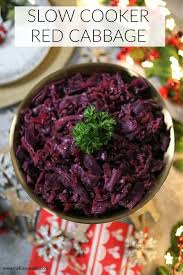 Slow Cooker Red Cabbage Recipe Slow Cooker Red Cabbage Red Cabbage Red Cabbage Recipes
