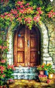 Pin By Christine Garcia On Muveszmunkak In 2020 Decorative Painting Art Painting Painted Doors
