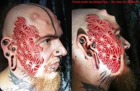 Ultraviolet (uv) light can fade some tattoo inks. Skin Carving Tattoos 10 Klyker Com