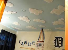Cloud decals, cloud wall decal, modern nursery decor, cloud wall art, dorm decorations, nature wall decal, apartment wall first see how to create clouds on a wall from my previous post 'how to paint clouds on a wall' click here making cloud shapes depending on the layout of the room you c… Cloud Mural Painting Ideas For The Baby Nursery Wall And Ceiling