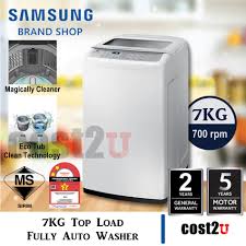 Mesin basuh cute ni tak bunyi kuat pun waktu basuh. Samsung 7kg Top Load Fully Auto Washing Machine Wa70h4000sg Fq Washer Mesin Basuh æ´—è¡£æœº Shopee Malaysia