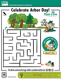 Region 4 Home Arbour Day Heart For Kids Forest Service