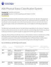 Image result for ASA Physical Status Classification System